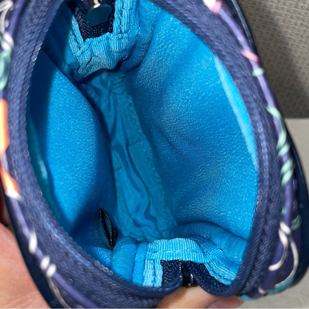 Coach Navy and Multicolor Wristlet - Picture 3 of 3